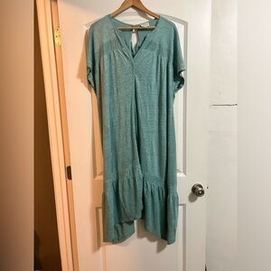 Wrap London Linen Jersey Trapeze‎ Dress